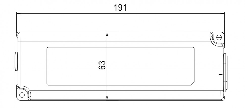 Блок питания 150W, L191mm, W63mm, H37.5mm, (LP-150-48)