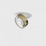 SOL IN, D95мм, H33мм, LED 14W 4000K, белый-золотой (01.9533.14.940.WH + SOL RING BRASS)
